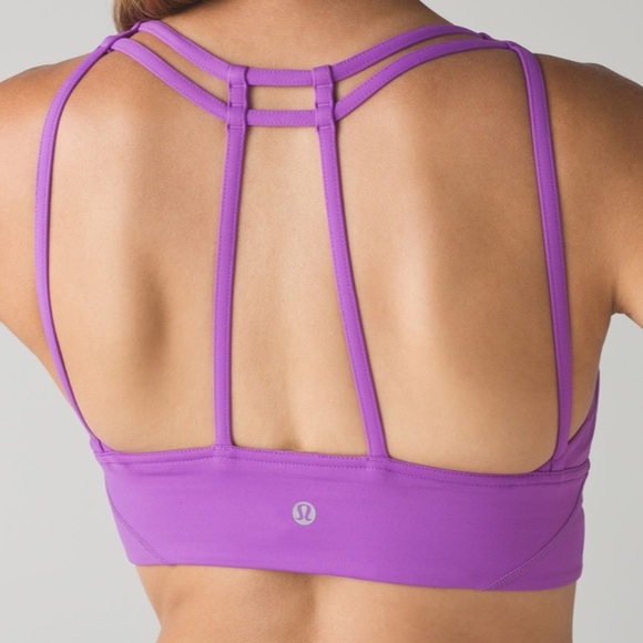 Lululemon As You Like Bra Moonlit Magenta purple size 4 small adjustable padded - Picture 5 of 10